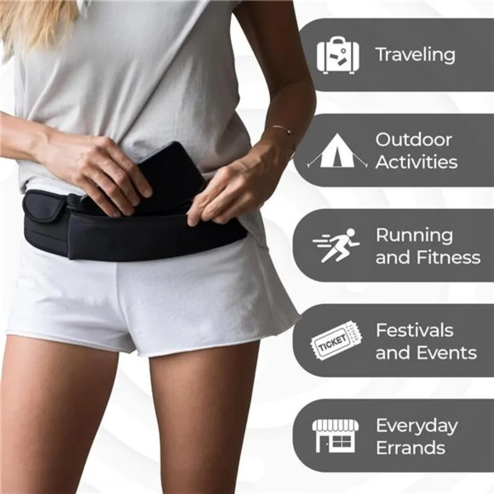 The Belt of Orion Survival Gear Travel Running Belt Waist Fanny Pack Hands Free